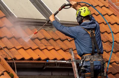 Démoussage et hydrofuge de toiture à Longeaux